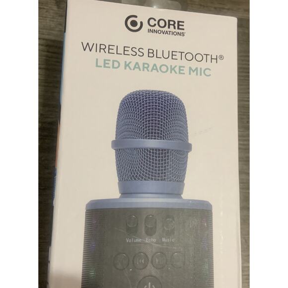 Karaoke Microphone Wireless Bluetooth Built-in Speakers HD Recording | Blue - Picture 2 of 12